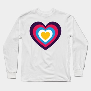 Poly Pride Hearts - Heartception  - (New Pride Colors!) Long Sleeve T-Shirt